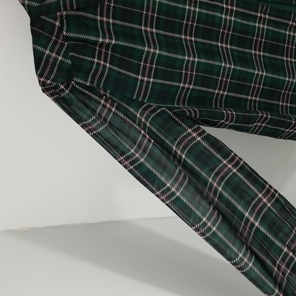 {Ann Taylor} Plaid Sheer Sleeve Shirt Size Small - Picture 11 of 16